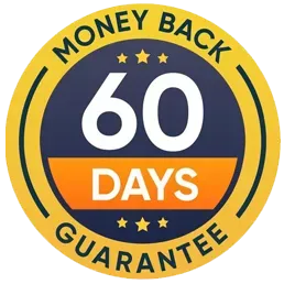 ClearVue+ 60-day money-back guarantee seal